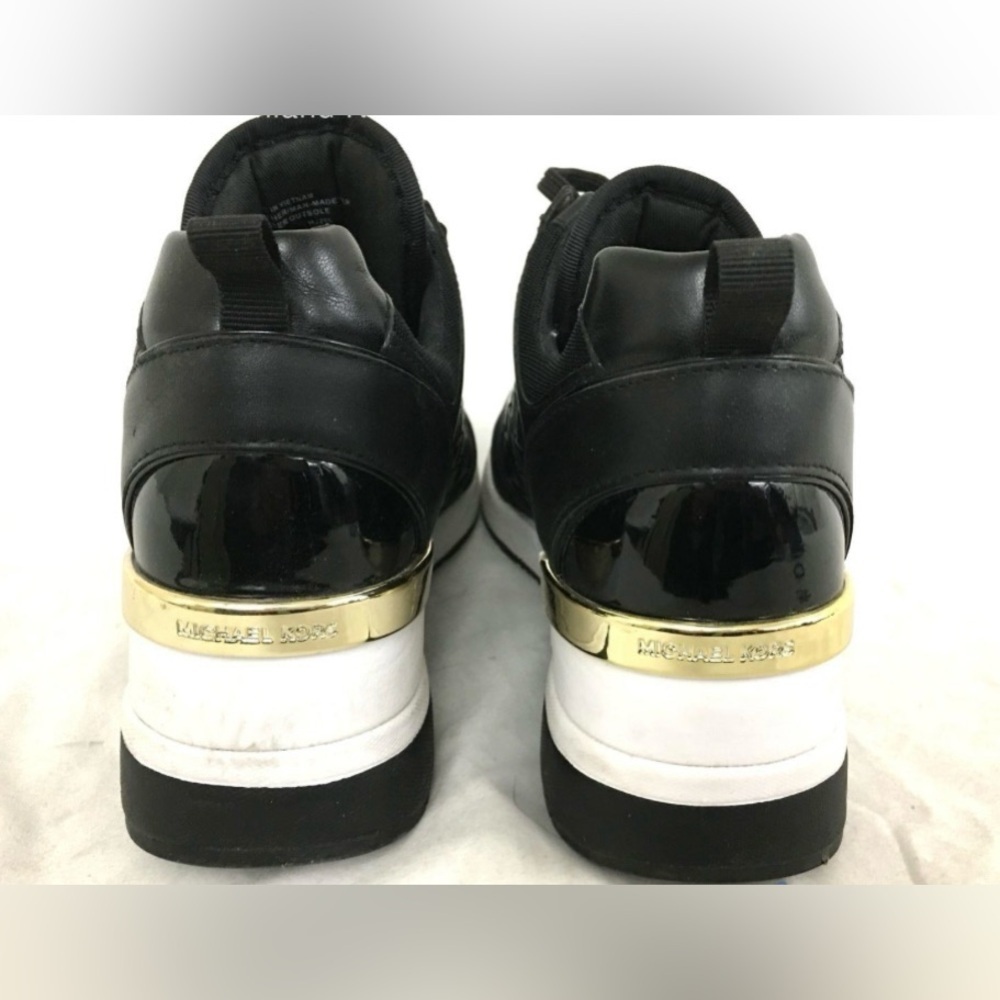 Georgie Woven Leather Trainer - Picture 3 of 10